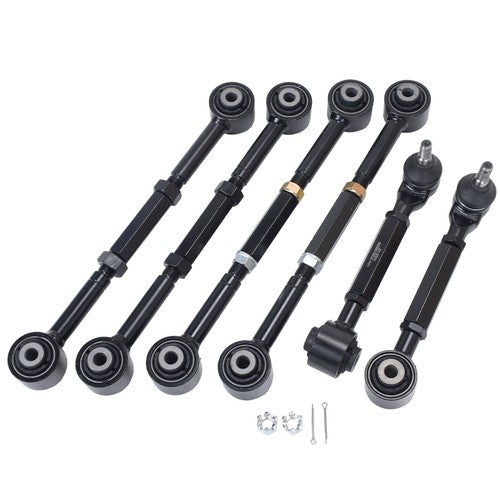 Rear Upper + Lower Control Camber Arms For 2003-2007 Honda Accord 6Pcs US