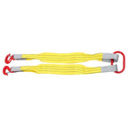 Lifting Slings Straps With Hooks 3.3Feet Two Leg Bridle Web Sling 4409 lbs
