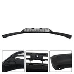 Chrome Black Complete Front Bumper Cover+Grill Set For Ford Focus 2015-2018