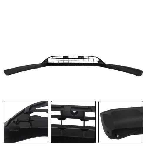 Chrome Black Complete Front Bumper Cover+Grill Set For Ford Focus 2015-2018