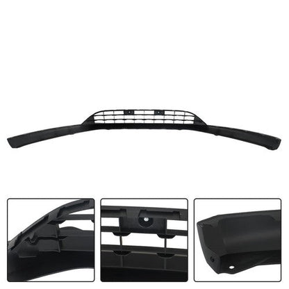 Chrome Black Complete Front Bumper Cover+Grill Set For Ford Focus 2015-2018