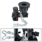 C5G X 12''-16 Fifth Wheel to Gooseneck Adapter With 7-1/2" Offset For Rv Trailer