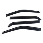 Tape-On Window Visor Guards Sun Rain Shade Smoke For Ford Explorer 2011-2019