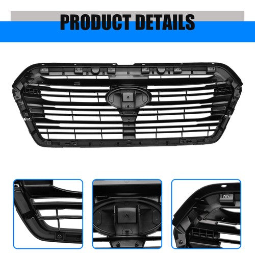 91121XC01A Front Bumper Grille Chrome for 2019-2022 Subaru Ascent