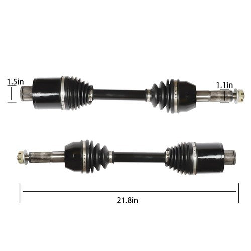 For Polaris 1380197 1380240 Rear Right and Left Complete CV Joint Axles