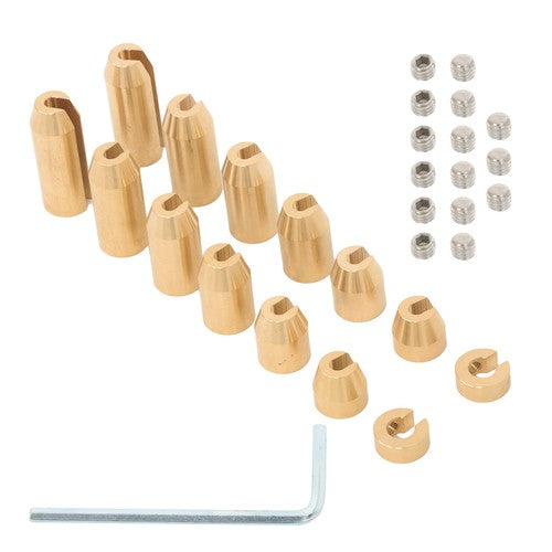 14 PACK Universal Motorcycle Reusable Brass Wheel Spoke Balance Weights