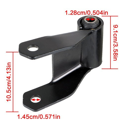 For Ford Bronco Sport 80-97 Rear Leaf Spring Rear Hanger Bracket & Shackle Kit
