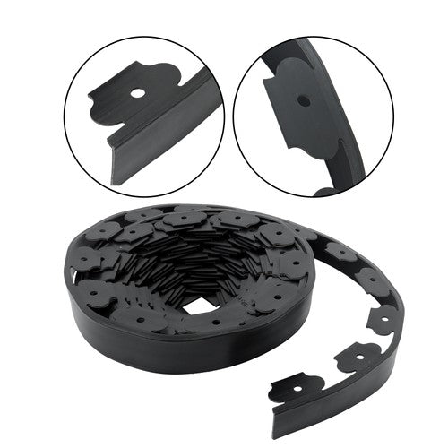 1PC 60 FT No-Dig Garden Edge Lawn Border L-shaped Landscape Edging Border Kit