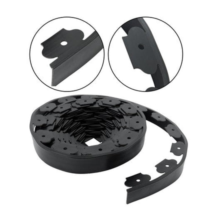 1PC 60 FT No-Dig Garden Edge Lawn Border L-shaped Landscape Edging Border Kit
