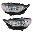 Headlight Fit For Ford Fusion 2017-2019 Headlamps Driver + Passenger Side Pair