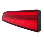 Rear Inner Chrome For 2016-2018 Honda Pilot Tail Light Red Right Passenger Side