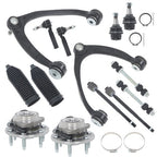 For Chevy Silverado 1500 2007-13 14pc Front Wheel Hub Bearings Upper Control Arm