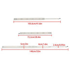1 Pair 28 Inch With Lock Heavy Duty Drawer Slides 150 Lbs Extension Rails Rail