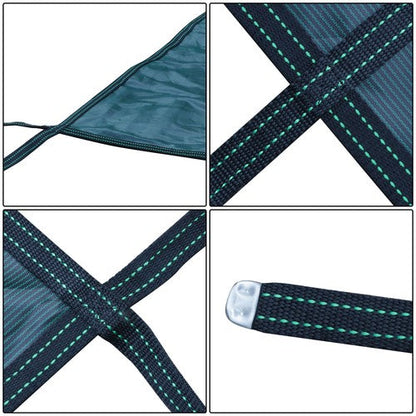 Inground Pool Cover Safety Fits Rectangle Swimming Pool Mesh Solid Pool