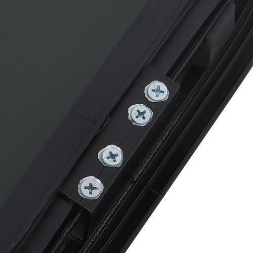 Black 36 “ Width × 15 ” Height RV Window Horizontal Sliding Window w/ Trim Ring