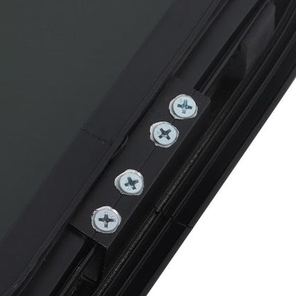 Black 36 “ Width × 15 ” Height RV Window Horizontal Sliding Window w/ Trim Ring