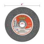 50pcs 4" x 1/16" x 5/8" Cutting Discs Cut-off Wheel - Metal & Stainless Steel