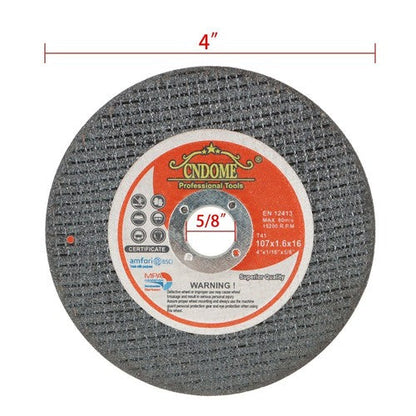 50pcs 4" x 1/16" x 5/8" Cutting Discs Cut-off Wheel - Metal & Stainless Steel