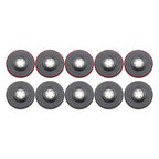 10 Pcs 4-1/2" Scour Flap Discs 320 & 600 Grit Sanding Discs for Angle Grinder