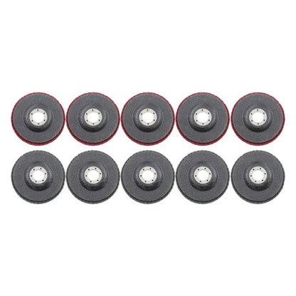10 Pcs 4-1/2" Scour Flap Discs 320 & 600 Grit Sanding Discs for Angle Grinder