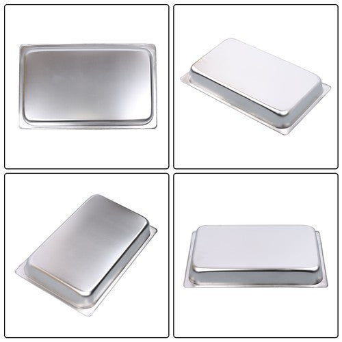6 Pack 2.5 Inch Deep Full Size  Restaurant Steam Table Pans Without Lid