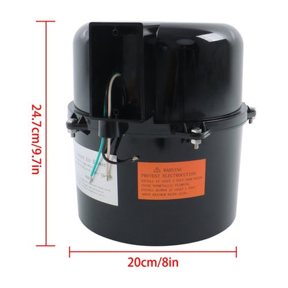 Air Supply Silencer Blower Motor for Pool and Spas 1.5HP 120V 7.3 AMPS 6315141
