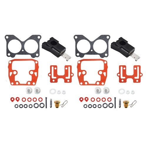 439076 For Johnson Evinrude V4 85 90 100 115 125 140HP 2X Carburetor Rebuild Kit