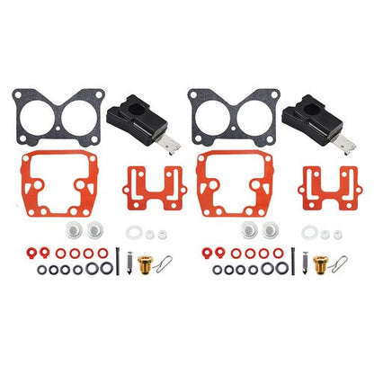 439076 For Johnson Evinrude V4 85 90 100 115 125 140HP 2X Carburetor Rebuild Kit