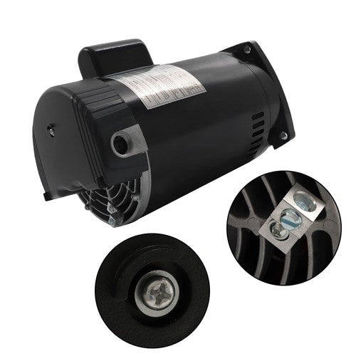 1.5HP 115/230V B2854 B2854V1 Pool Pump Motor Square Flange Replacement Motor