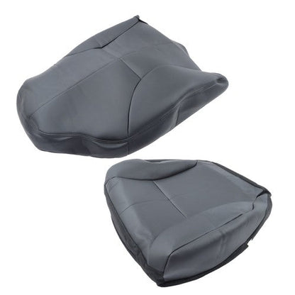 Black Driver Bottom & Top Seat Cover For Dodge Ram 1500 2500 3500 SLT 1998-2002