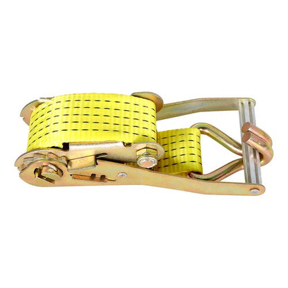 6-Pack 2" x 15' 5000 lbs Ratchet Straps With J Hook Heavy Duty Tie Downs