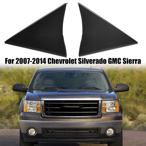 Interior Door Upper Trim Panel Pair for 2007-2014 for Chevrolet for Silverado