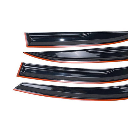 For 2004-2008 Acura TSX Sedan Window Visor Vent Shade Sun Rain Guards Deflectors