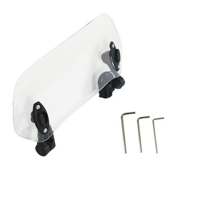 New Moto Windshield Extension Universal Adjustable Clip-on Windscreen Extender