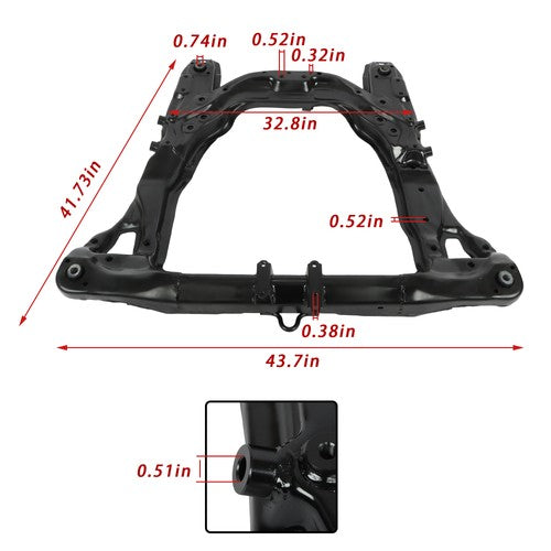 For Honda Accord 15-17 L4 2.4L Front Subframe Crossmember Engine Cradle 47759884