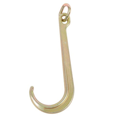 1 x J Hook Grade G70 Towing Hooks 15 Inch Roll Back Clevis 5400 Lbs Load Limit