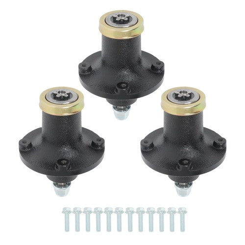 3 Pack Spindle For Husqvarna Z248F MZ48 48-Inch Deck 539131898 532174375 Mower