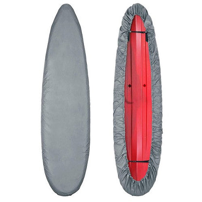 210D Kayak Canoe Cover Storage Boat Cockpit Cover Fits For 3.1~3.5m/10.2-11.4Ft