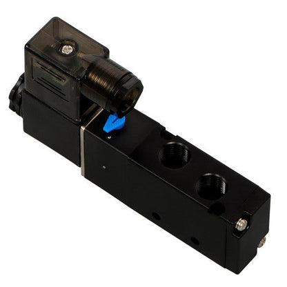 1/4" 5 Way 2 Position Namur Mount Directional Control Solenoid Air Valve 24V DC