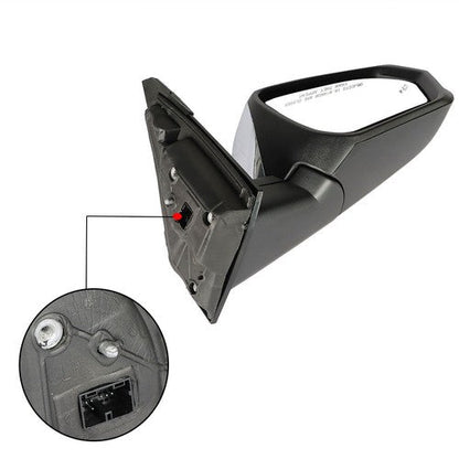RH Side Mirror Blind Spot Signal Light Chrome 8Pin For Equinox 2018-2022