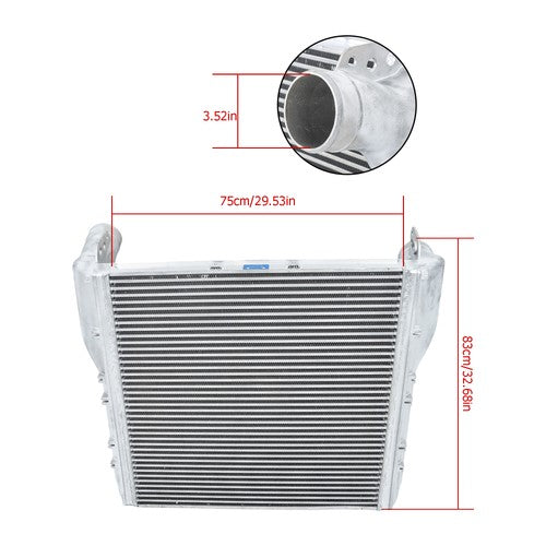 Intercooler Charge Air Cooler for Kenworth T660 08-13 W900 08-13 Truck DHTKE12D