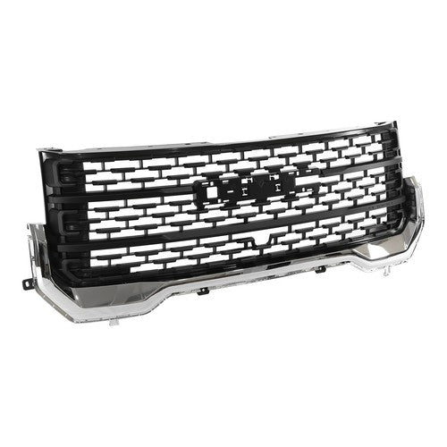 84818781 Front Upper Grille Chrome Black for 2020-2023 for GMC Acadia