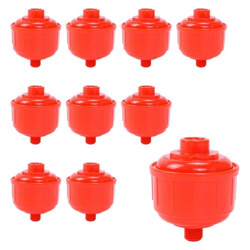 10PCS DISPOSABLE INLINE AIR FILTERS FIT FOR HVLP Paint Spray Gun Universal Red