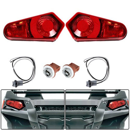 Fit For Polaris ACE RZR Sportsman 2009-2022 1 Pair Tail Lights Lamps Left+Right