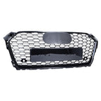 Gloss Black Front Bumper Grille Honeycomb Grill for Audi A5 B9 S5 F5 2017-2019