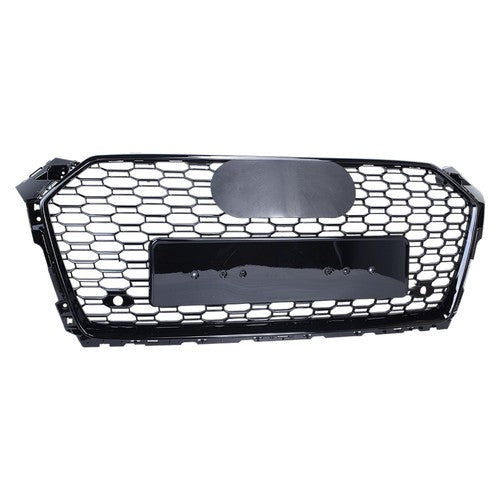 Gloss Black Front Bumper Grille Honeycomb Grill for Audi A5 B9 S5 F5 2017-2019