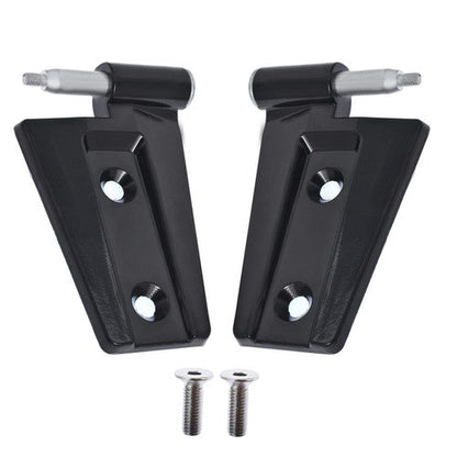Set of 2 Door Hinges Black Suit For Jeep Wrangler 2007 2008-2017 Unlimited JK