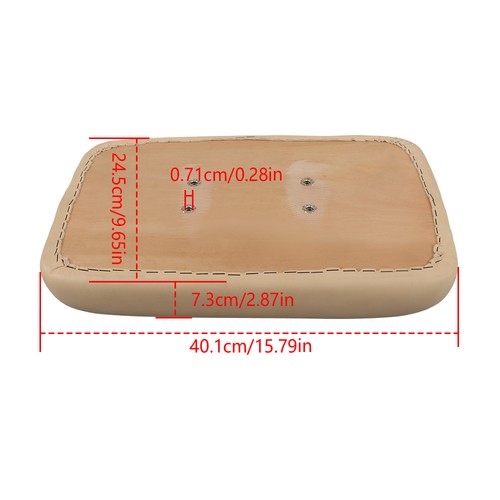 2 PCS Buff Seat Back Assembly Leathers 1979-1999 Fits For Club Car DS Golf Cart