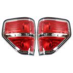 Tail Light Set Fit FOR 2009-2014 Ford F150 F-150 Rear Body Lamps L+ R Halogen
