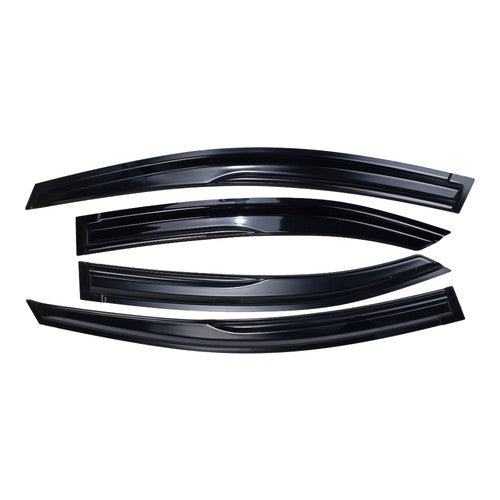 FOR 2022-2025 SUBARU WRX VB M STYLE 3D WAVY WINDOW VISOR RAIN GUARD DEFLECTOR
